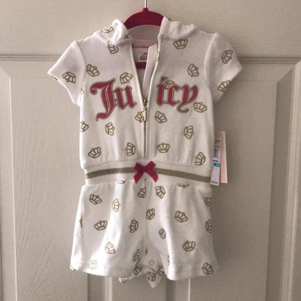Juicy Couture baby romper size 6/9 months